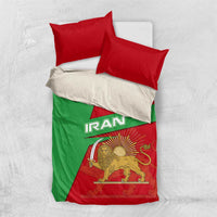 Iran National Heritage Bedding Set with Lion and Sun Emblem and Royal Coat of Arms