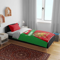 Iran National Heritage Bedding Set with Lion and Sun Emblem and Royal Coat of Arms