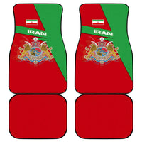 Iran National Heritage Car Mats with Lion and Sun Emblem and Royal Coat of Arms