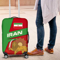 Iran National Heritage Luggage Cover with Lion and Sun Emblem and Royal Coat of Arms