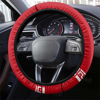 Iran National Heritage Steering Wheel Cover with Lion and Sun Emblem and Royal Coat of Arms