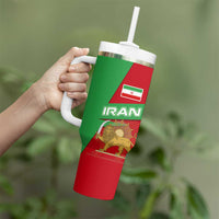 Iran National Heritage Tumbler With Handle with Lion and Sun Emblem and Royal Coat of Arms