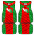 Iran National Pride Car Mats with Bold Lion Crest and Country Silhouette