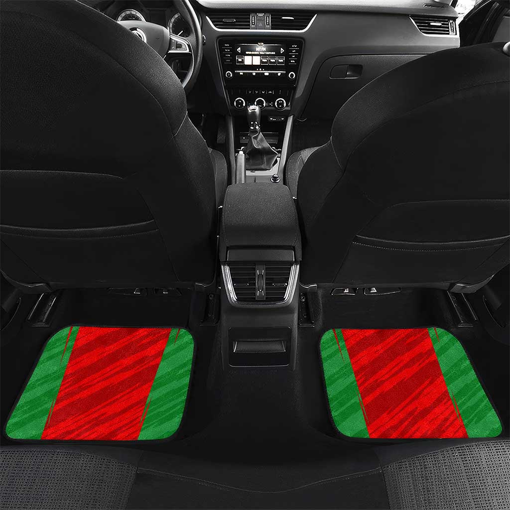 Iran National Pride Car Mats with Bold Lion Crest and Country Silhouette