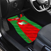 Iran National Pride Car Mats with Bold Lion Crest and Country Silhouette
