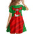 Iran National Pride Family Matching Long Sleeve Bodycon Dress and Hawaiian Shirt with Bold Lion Crest and Country Silhouette