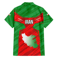 Iran National Pride Family Matching Off Shoulder Maxi Dress and Hawaiian Shirt with Bold Lion Crest and Country Silhouette
