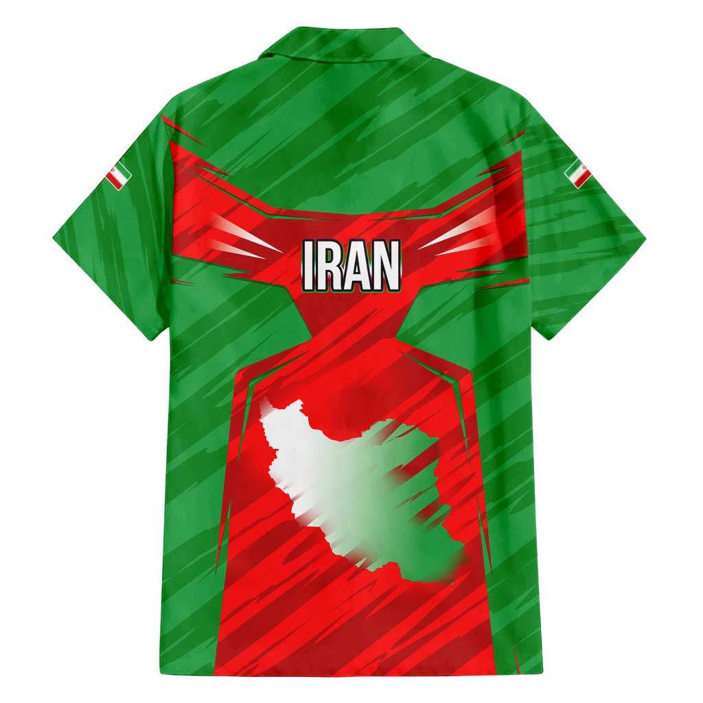 Iran National Pride Family Matching Puletasi and Hawaiian Shirt with Bold Lion Crest and Country Silhouette