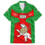 Iran National Pride Family Matching Short Sleeve Bodycon Dress and Hawaiian Shirt with Bold Lion Crest and Country Silhouette