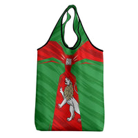 Iran National Pride Grocery Bag with Bold Lion Crest and Country Silhouette