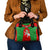 Iran National Pride Shoulder Handbag with Bold Lion Crest and Country Silhouette