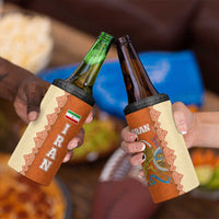 Iran Heritage 4 in 1 Can Cooler Tumbler with Traditional Pattern and Royal Emblem Design