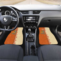 Iran Heritage Car Mats with Traditional Pattern and Royal Emblem Design