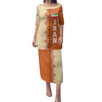 Iran Heritage Family Matching Puletasi and Hawaiian Shirt with Traditional Pattern and Royal Emblem Design