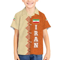 Iran Heritage Family Matching Puletasi and Hawaiian Shirt with Traditional Pattern and Royal Emblem Design