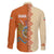 Iran Heritage Family Matching Short Sleeve Bodycon Dress and Hawaiian Shirt with Traditional Pattern and Royal Emblem Design