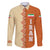 Iran Heritage Family Matching Summer Maxi Dress and Hawaiian Shirt with Traditional Pattern and Royal Emblem Design