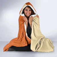 Iran Heritage Hooded Blanket with Traditional Pattern and Royal Emblem Design