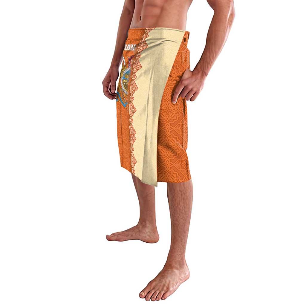 Iran Heritage Lavalava with Traditional Pattern and Royal Emblem Design