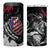 Hip Hop Graffiti 4 in 1 Can Cooler Tumbler with Rapper Portrait and American Flag Street Art - Wonder Print Shop