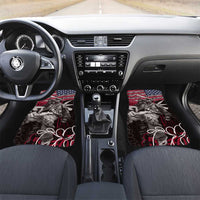 Hip Hop Graffiti Car Mats with Rapper Portrait and American Flag Street Art - Wonder Print Shop