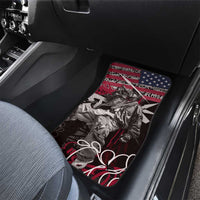 Hip Hop Graffiti Car Mats with Rapper Portrait and American Flag Street Art - Wonder Print Shop