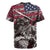 Hip Hop Graffiti Rugby Jersey with Rapper Portrait and American Flag Street Art - Wonder Print Shop