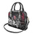 Hip Hop Graffiti Shoulder Handbag with Rapper Portrait and American Flag Street Art - Wonder Print Shop