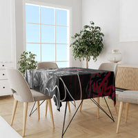 Hip Hop Graffiti Tablecloth with Rapper Portrait and American Flag Street Art - Wonder Print Shop