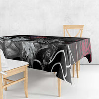 Hip Hop Graffiti Tablecloth with Rapper Portrait and American Flag Street Art - Wonder Print Shop