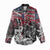Hip Hop Graffiti Women Casual Shirt with Rapper Portrait and American Flag Street Art - Wonder Print Shop