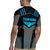 Custom Bowling Team Rugby Jersey with Blue Bowling Pin Heartbeat Graphic and Winged Emblem - Wonder Print Shop