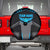 Custom Bowling Team Spare Tire Cover with Blue Bowling Pin Heartbeat Graphic and Winged Emblem - Wonder Print Shop
