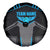 Custom Bowling Team Spare Tire Cover with Blue Bowling Pin Heartbeat Graphic and Winged Emblem - Wonder Print Shop