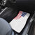 Motocross Rider Graphic Dirtbike Racing Car Mats with Distressed American Flag and Custom Number - Wonder Print Shop