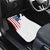 Motocross Rider Graphic Dirtbike Racing Car Mats with Distressed American Flag and Custom Number - Wonder Print Shop