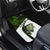 Crappie Fishing Green Camo Car Mats with Leaf Camouflage and Custom Name Design - Wonder Print Shop