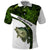 Crappie Fishing Green Camo Polo Shirt with Leaf Camouflage and Custom Name Design - Wonder Print Shop