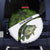 Crappie Fishing Green Camo Spare Tire Cover with Leaf Camouflage and Custom Name Design - Wonder Print Shop