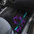 Strike Bowling Graphic Car Mats with Purple Black Marble Texture and Custom Team Name - Wonder Print Shop
