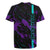 Strike Bowling Graphic Rugby Jersey with Purple Black Marble Texture and Custom Team Name - Wonder Print Shop