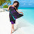Strike Bowling Graphic Sarong with Purple Black Marble Texture and Custom Team Name - Wonder Print Shop