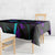 Strike Bowling Graphic Tablecloth with Purple Black Marble Texture and Custom Team Name - Wonder Print Shop