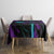 Strike Bowling Graphic Tablecloth with Purple Black Marble Texture and Custom Team Name - Wonder Print Shop