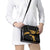 Bowling Player Silhouette Shoulder Handbag with Gold Strike Motion and Custom Team Name Design - Wonder Print Shop