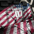 Motocross Rider Back Car Seat Cover with American Flag Grunge Pattern and Custom Name Number - Wonder Print Shop