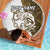 Walleye Fishing Beach Blanket with Reeds Background and Custom Name Design - Wonder Print Shop