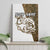 Walleye Fishing Canvas Wall Art with Reeds Background and Custom Name Design - Wonder Print Shop