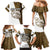 Walleye Fishing Family Matching Mermaid Dress and Hawaiian Shirt with Reeds Background and Custom Name Design - Wonder Print Shop
