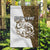 Walleye Fishing Garden Flag with Reeds Background and Custom Name Design - Wonder Print Shop
